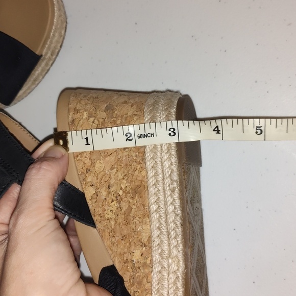 UGG Joslyn Espadrille Wedge Sandal | Black | Size 10 - Picture 10 of 12